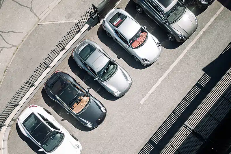 angele automobiles concession parking voitures porsche ferrari